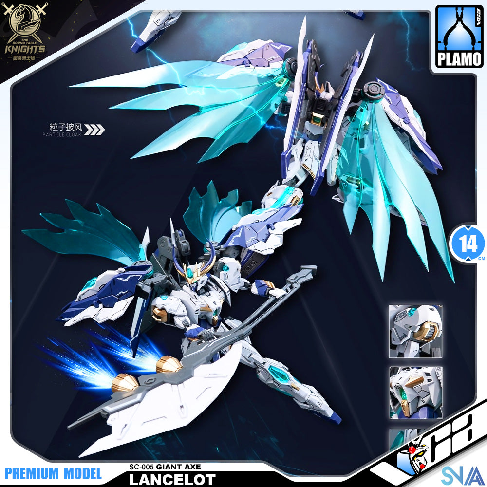 SNAA Giant Axe-Lancelot 巨鸣斧-兰斯洛特 Real Grade RG Plastic Model Action Figure Toy Kit VCA Gundam Singapore