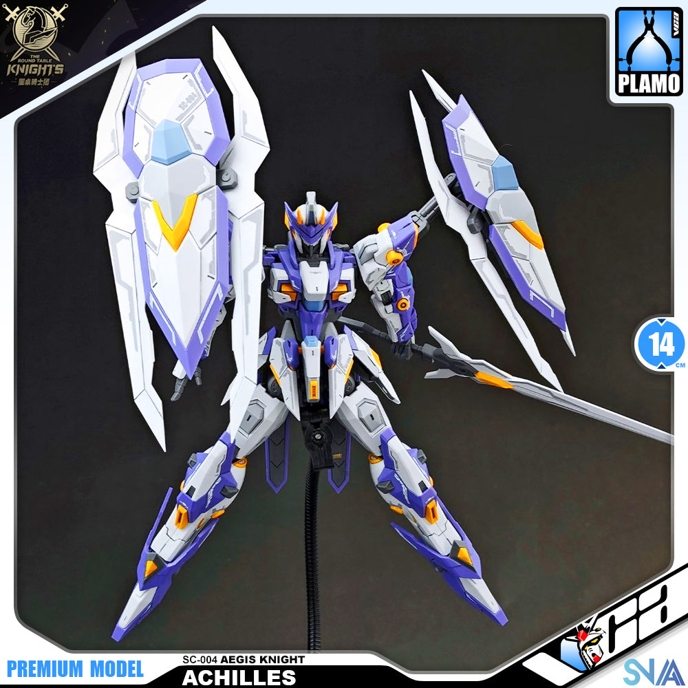 SNAA SC-004 Aegis Knight Achilles Real Grade RG Plastic Model Action Figure Toy Kit VCA Gundam Singapore