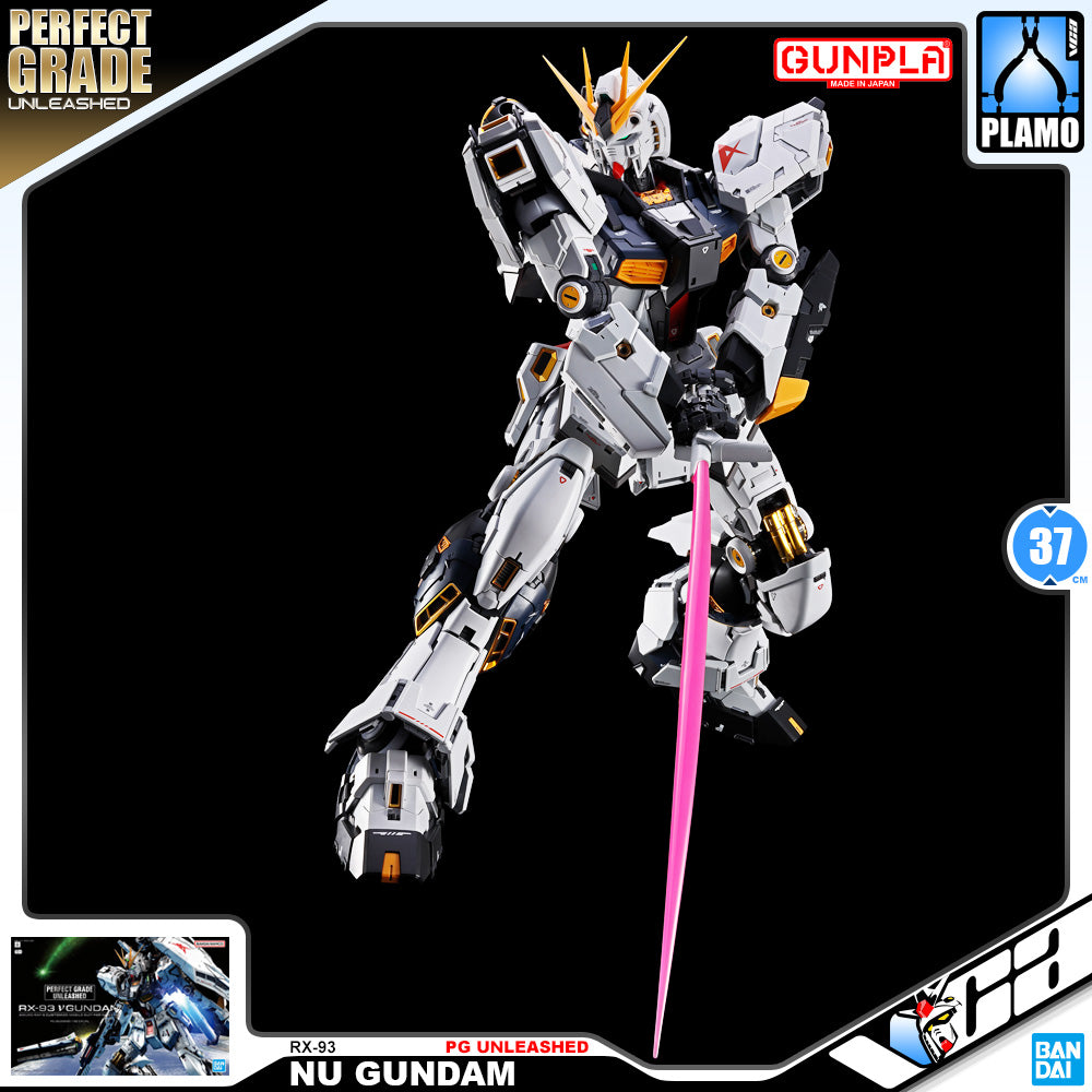 Bandai Gunpla Perfect Grade Unleashed PGU 1/60 PG RX-93 Nu Gundam Action Figure Model Toy Kit VCA Singapore