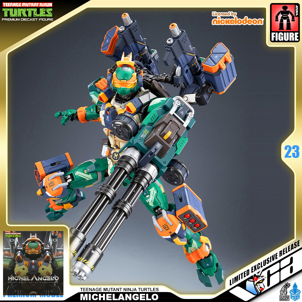Heat Boys Snap Design Nickelodeon Teenage Mutant Ninja Turtles Michelangelo Mecha VCA Gundam Singapore