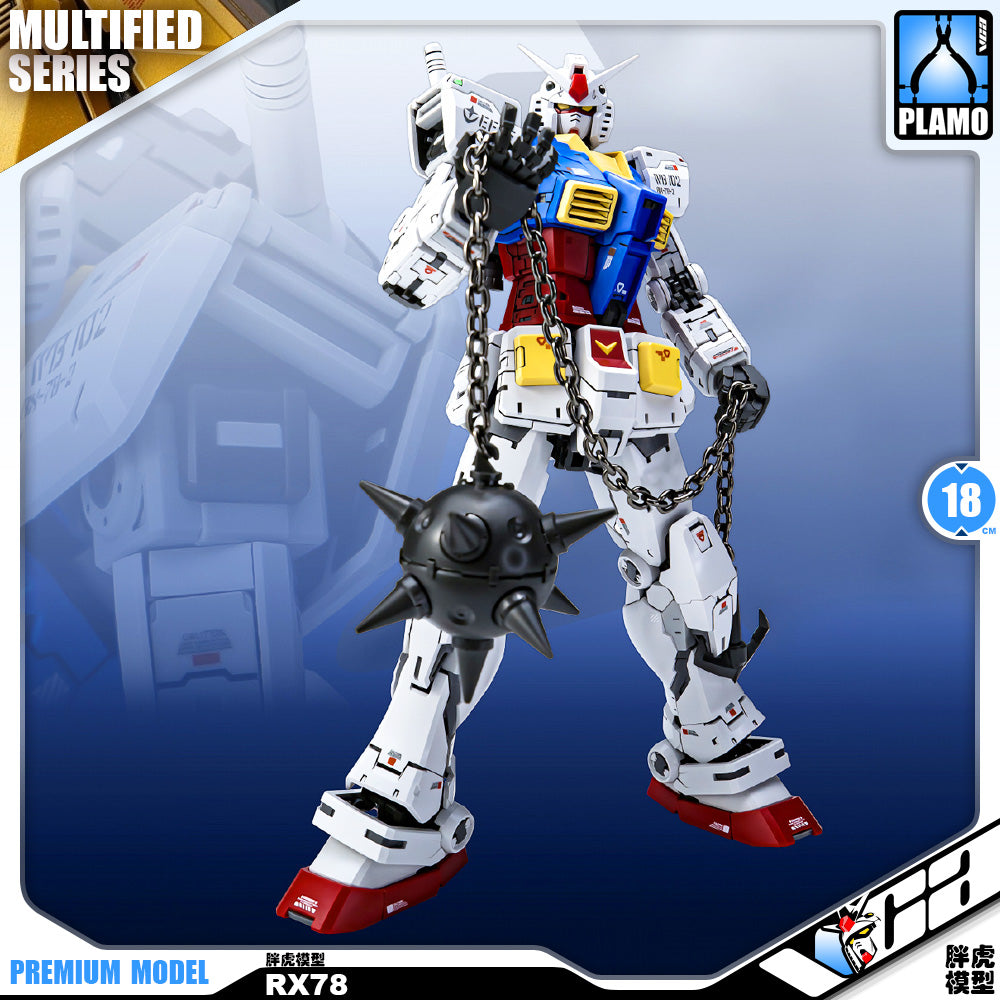 Fat Cat 1/100 AZU RX-78-2 Gundam Real Grade RG Plastic Model Action Toy Kit VCA Singapore