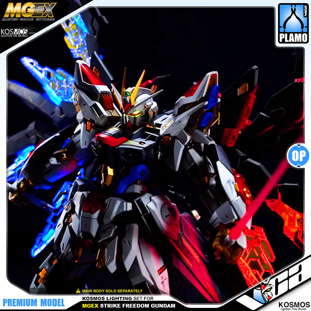 Kosmos Lighting Full System for Bandai MGEX Strike Freedom Gundam Gunpla Model Action Toy Kit VCA Singapore