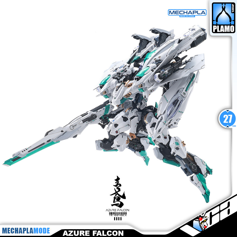 INERA无限系 Azure Falcon 青鸢 Metal Build Structure Transformer Action Figure Model Toy Kit VCA Gundam Singapore