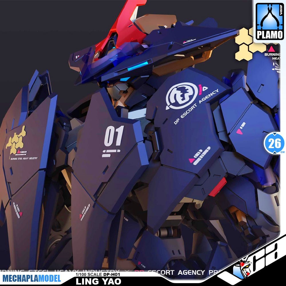 DP Escort Agency 龙纹镖局 Ling Yao 令曜 Master Grade MG Plastic Model Action Figure Toy Kit VCA Gundam Singapore