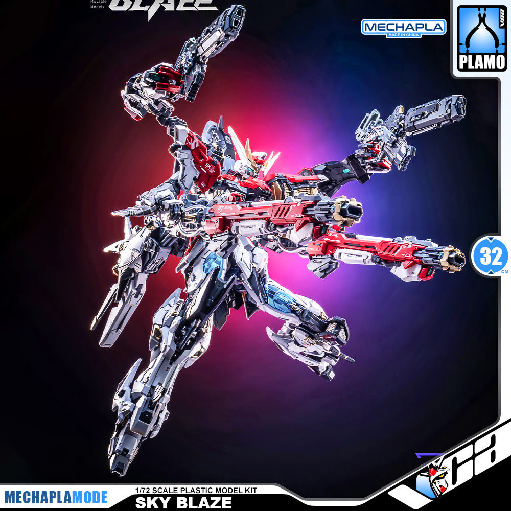 Animester x Infinite Dimension 核金重构×无限维度 核心晶者 1/72 Sky Blaze 03号机-轰天号 Perfect Grade PG Action Figure Model Toy Kit VCA Gundam Singapore