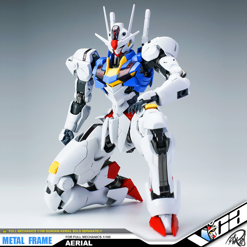 Iron Toys 铁创模型 Metal Structure Inner Frame Parts for Full Mechanics 1/100 FM Gundam Aerial Upgrade Parts VCA Singapore