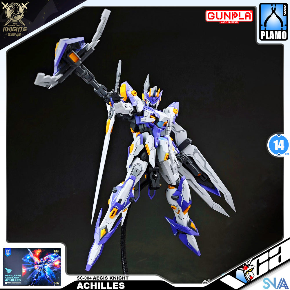 SNAA SC-004 Aegis Knight Achilles Real Grade RG Plastic Model Action Figure Toy Kit VCA Gundam Singapore