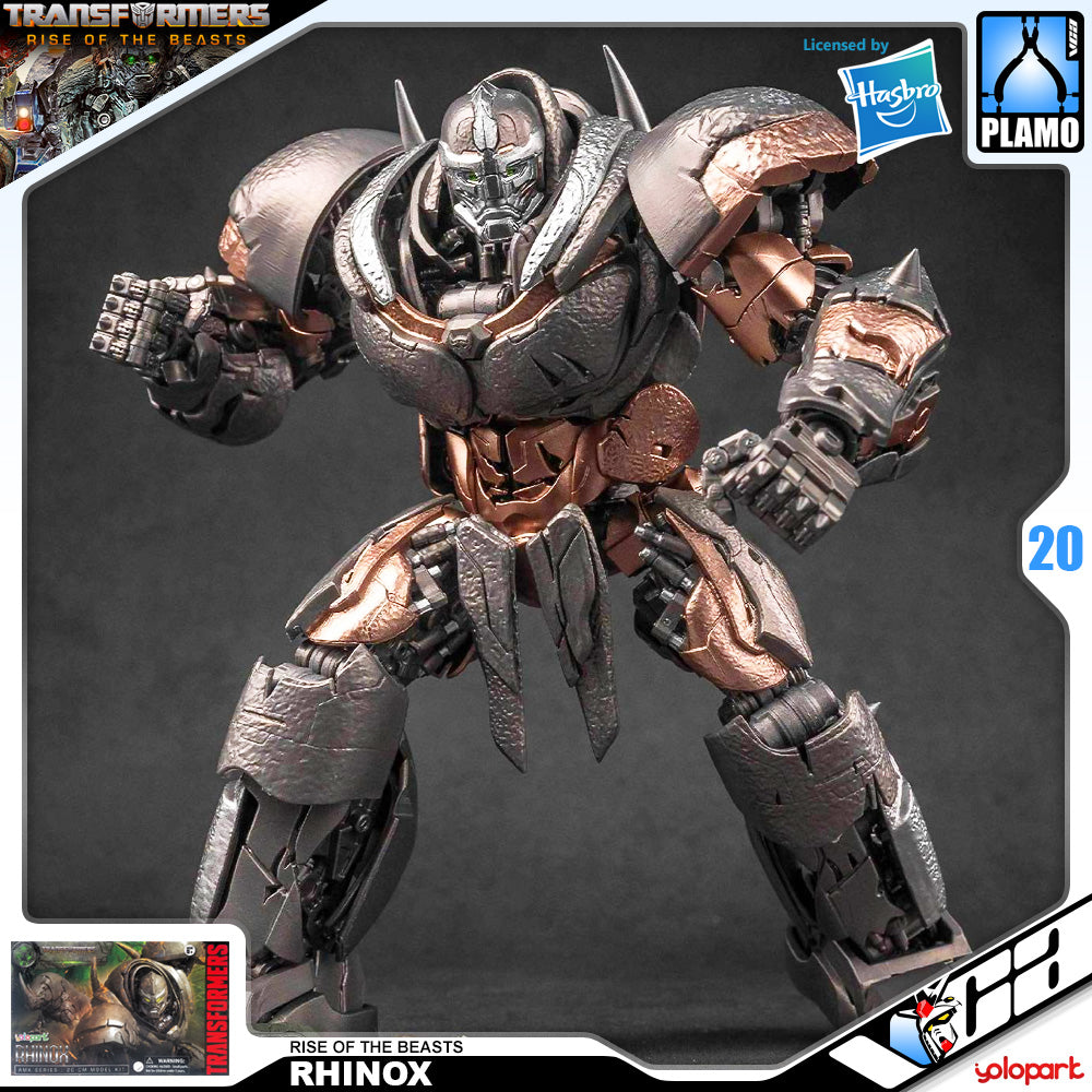 Yolopark AMK Rhinox Transformers Rise of the Beasts Plastic Assemble Action Figure Toy VCA Singapore