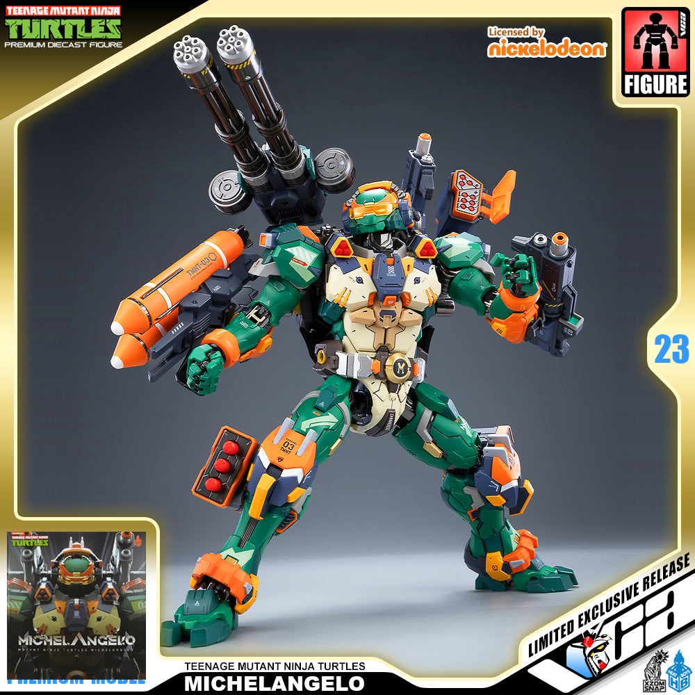 Heat Boys Snap Design Nickelodeon Teenage Mutant Ninja Turtles Michelangelo Mecha VCA Gundam Singapore