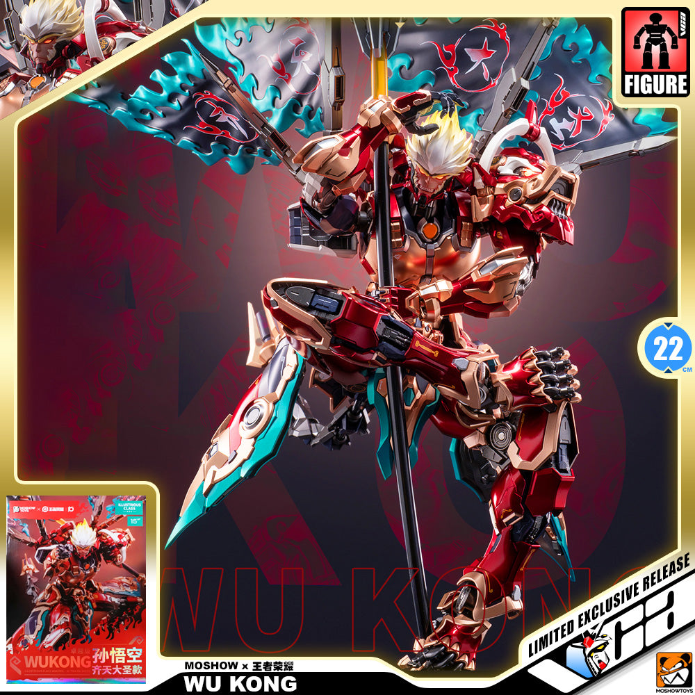 Moshow 模寿 x 王者荣耀 卓越级·孙悟空·齐天大圣 Wu Kong Metal Build Structure Premium Action Figure Model Toy VCA Gundam Singapore