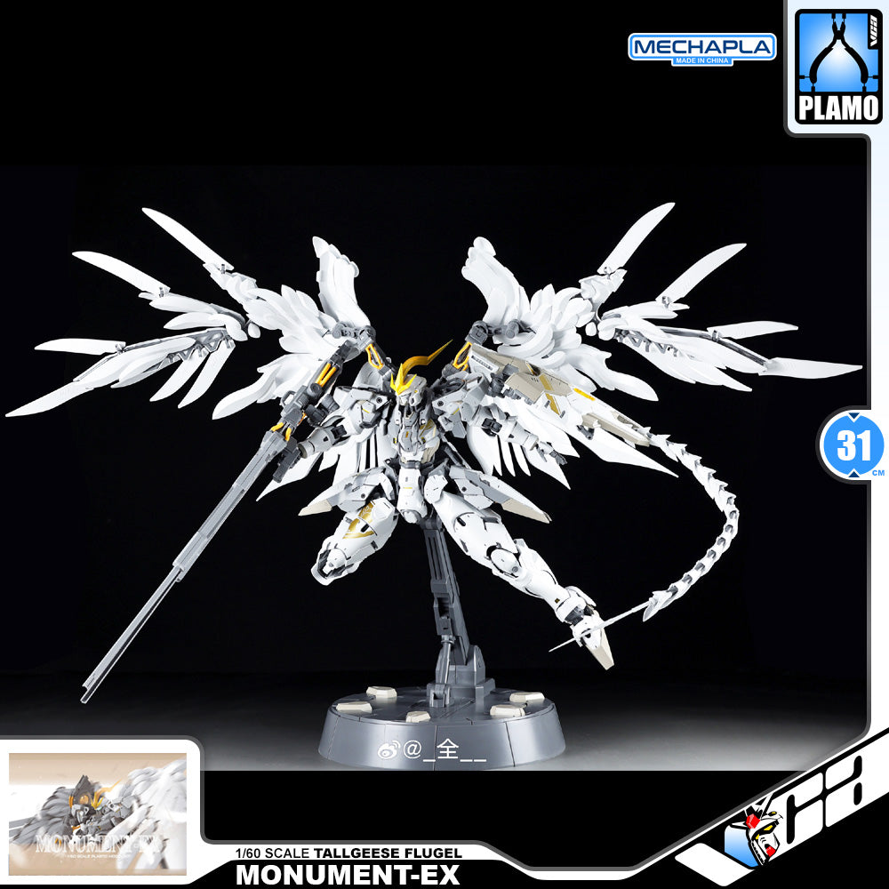Strange Works 奇怪工作室 Monument-EX 丰碑F型 Tallgeese Flugel Perfect Grade 1/60 Action Figure Mechapla Model Toy Kit VCA Gundam Singapore