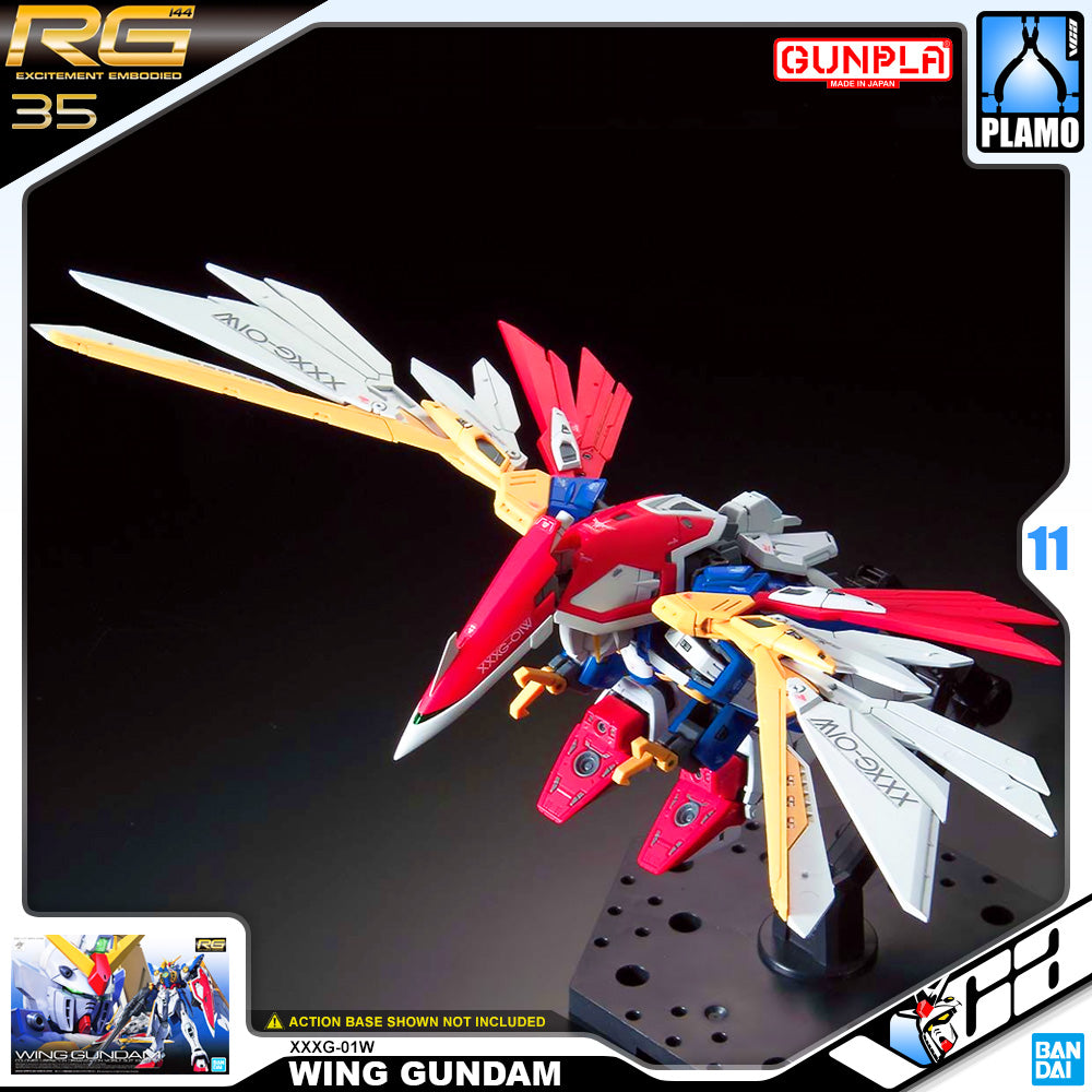 Bandai Gunpla Real Grade 1/144 RG Wing Gundam VCA Singapore
