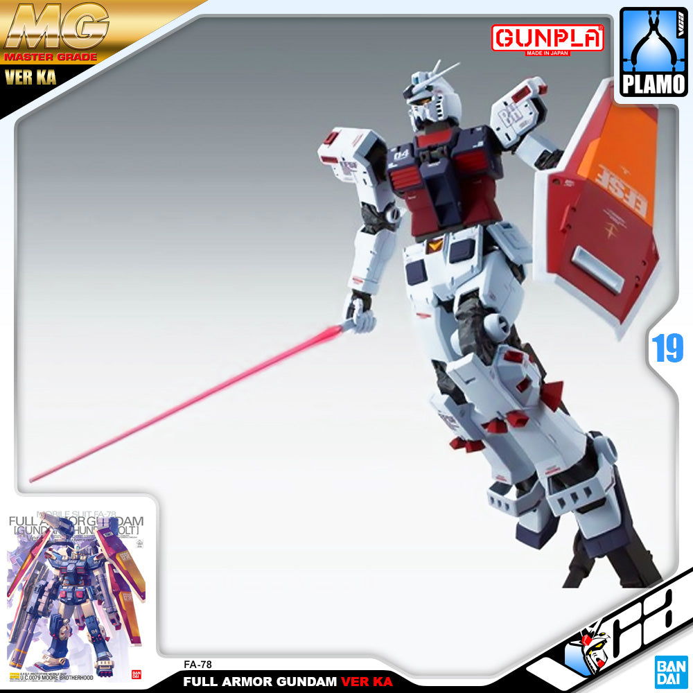 Bandai Master Grade 1/100 MG FA-78 Full Armor Gundam Ver Ka Plastic Model Toy VCA Singapore