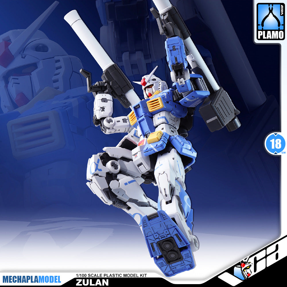 Fat Cat 胖虎模型 Zulan 祖蓝 RX-78-2 1/100 Master Real Grade RG MG Action Figure Toy Kit VCA Gundam Singapore