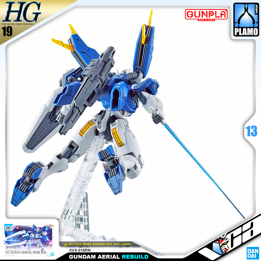 Bandai Gunpla High Grade 1/144 HG Gundam Aerial Rebuild Plastic Model Toy VCA Singapore