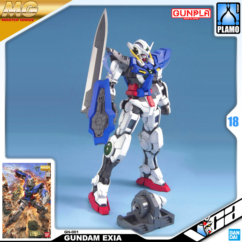 Bandai Gunpla Master Grade MG 1/100 GN-001 Gundam Exia Action Figure Model Toy VCA Singapore