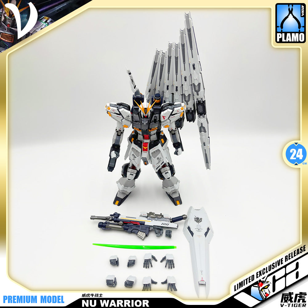 V-Tiger 威虎牛战士 RX-93 Nu Gundam Master Grade MG Metal Build Structure Model Action Figure Kit VCA Singapore