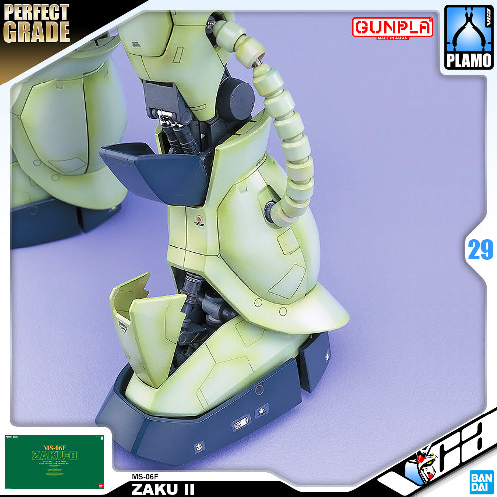 Bandai Gunpla Perfect Grade PG MS-06F Zaku II Plastic Model Action Figure Toy VCA Gundam Singapore