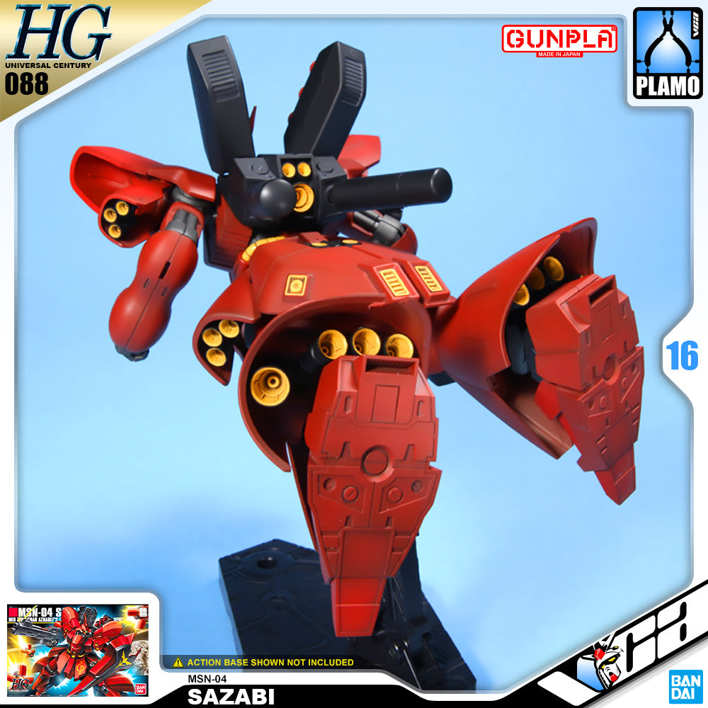 Bandai Gunpla High Grade Universal Century HGUC MSN-04 Sazabi Plastic Model Kit VCA Gundam Singapore