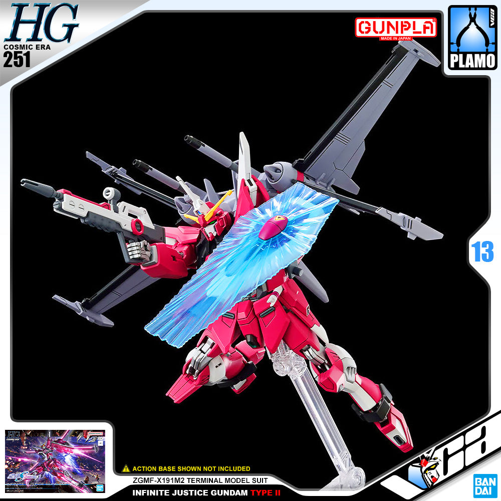 Bandai Gunpla High Grade HG Infinite Justice Gundam Type II Plastic Model Toy VCA Singapore