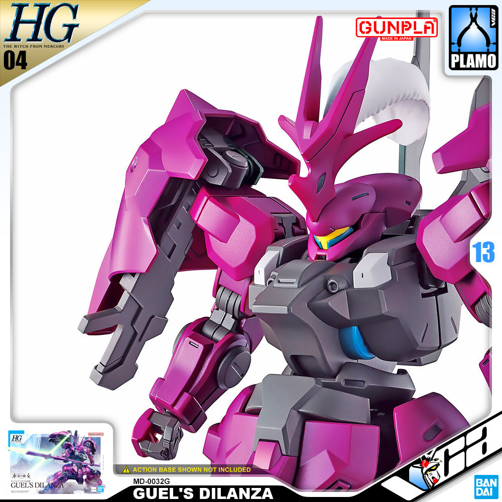 Bandai Gunpla High Grade The Witch From Mercury 1/144 HG Guel's Dilanza Plastic Model Action Toy VCA Gundam Singapore