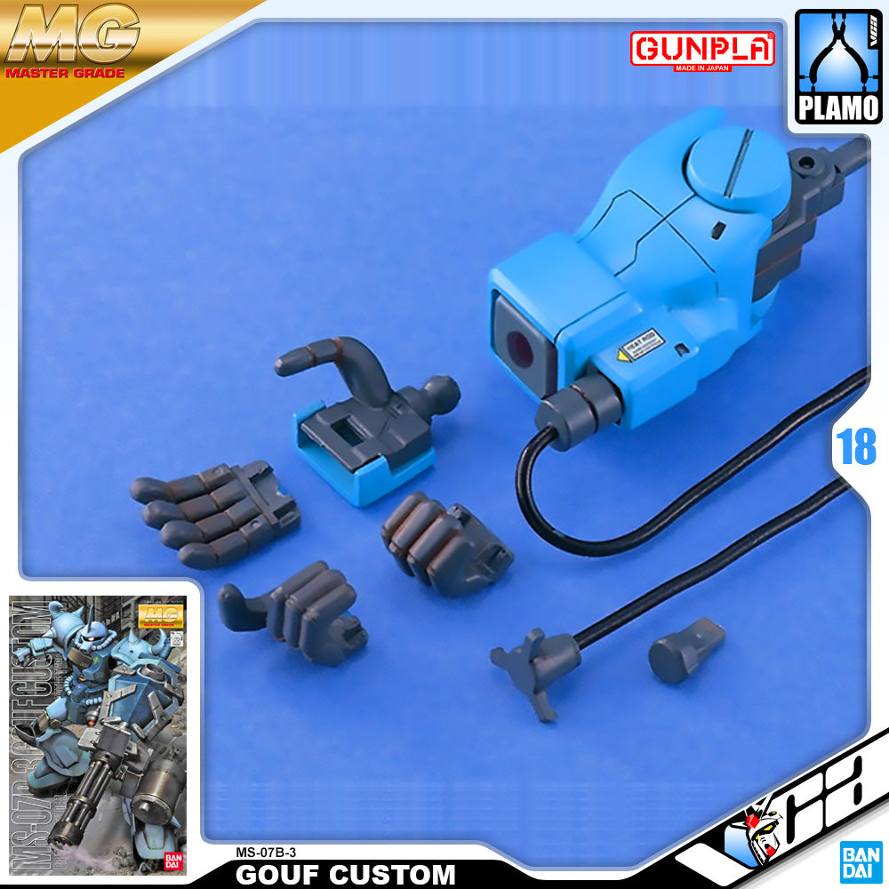 Bandai Gunpla Master Grade 1/100 MG MS-07B-2 Gouf Custom Plastic Action Model Toy VCA Gundam Singapore