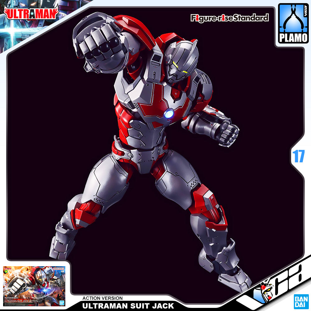 Bandai Namco Figure-Rise Standard Ultraman Suit Jack Action Plastic Model Action Figure Toy VCA Gundam Singapore