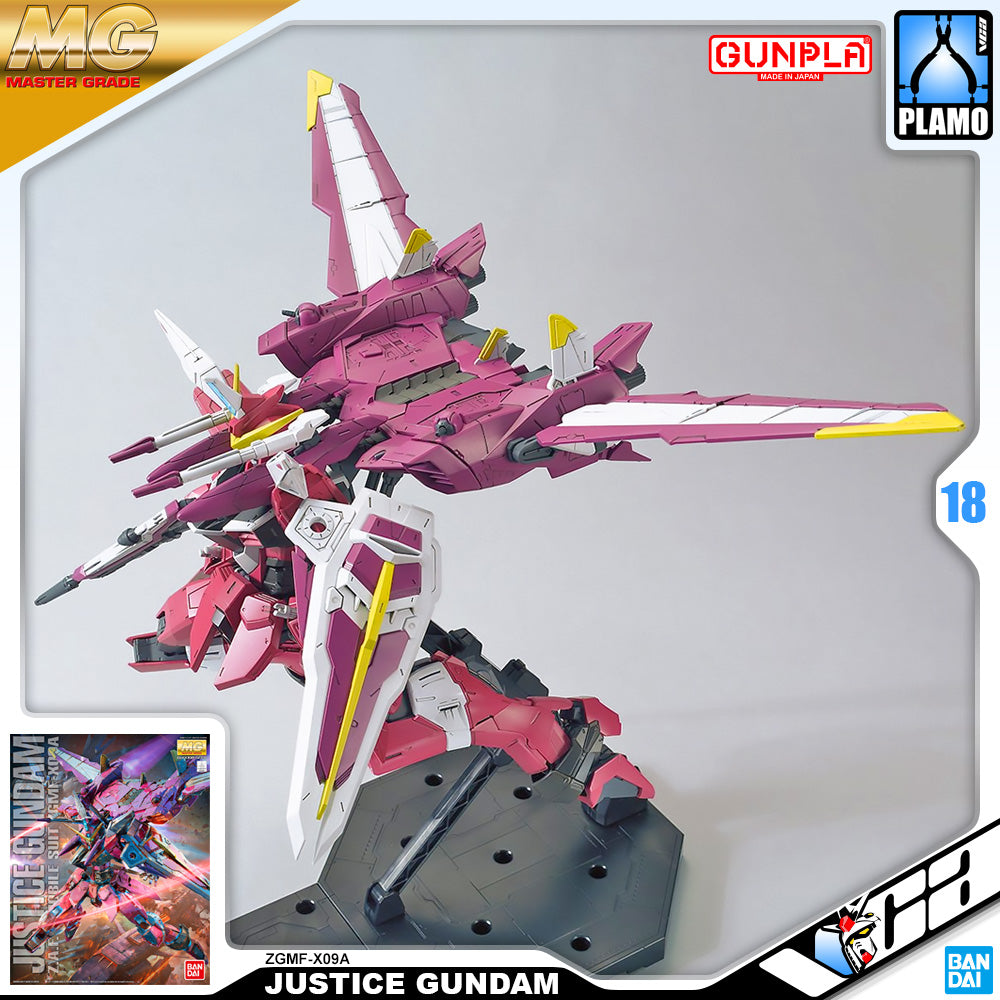Bandai Gunpla Master Grade 1/100 MG Justice Gundam Plastic Model Toy VCA Singapore