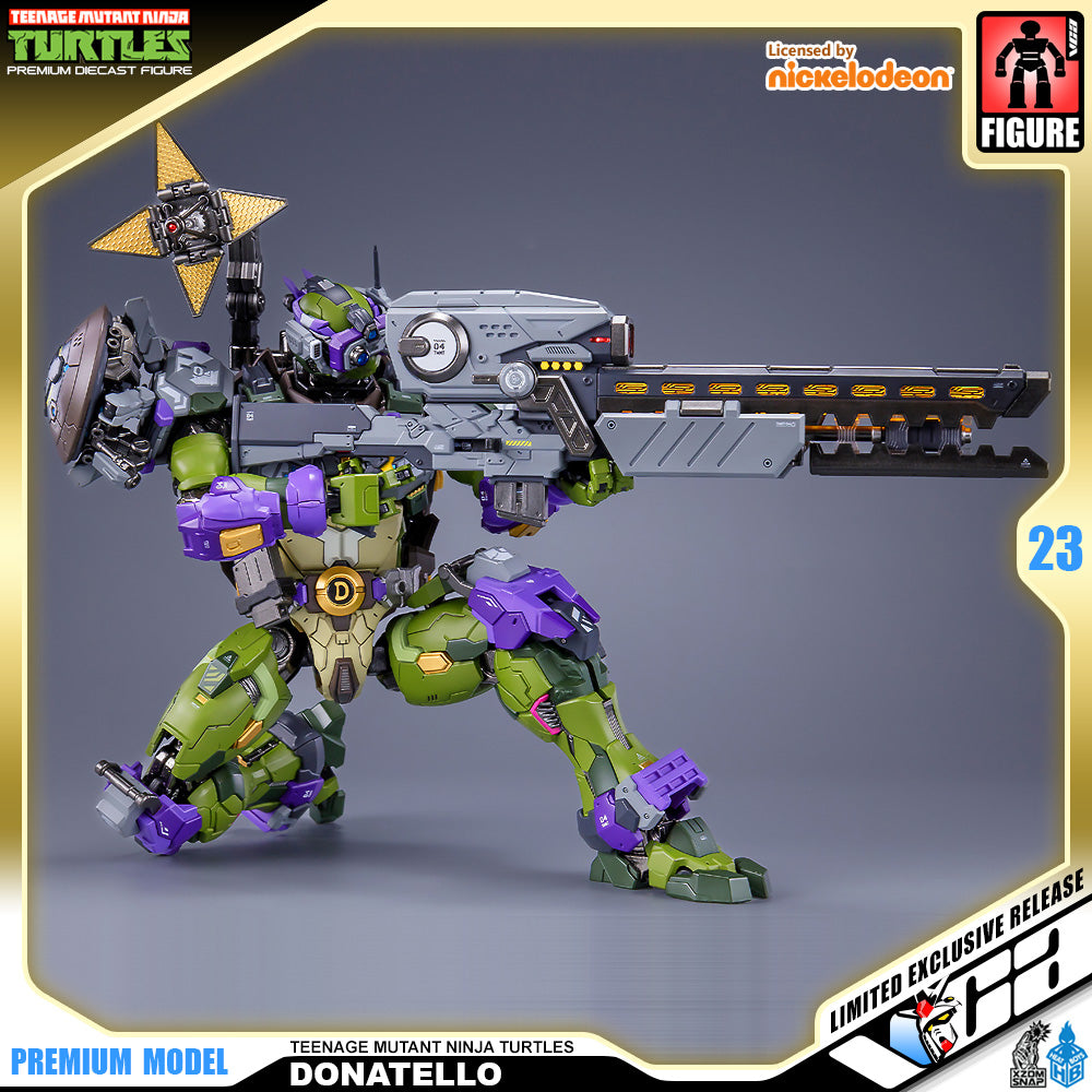 Heat Boys Nickelodeon Teenage Mutant Ninja Turtles Donatello Mecha Metal Structure Premium Action Figure VCA Gundam Singapore