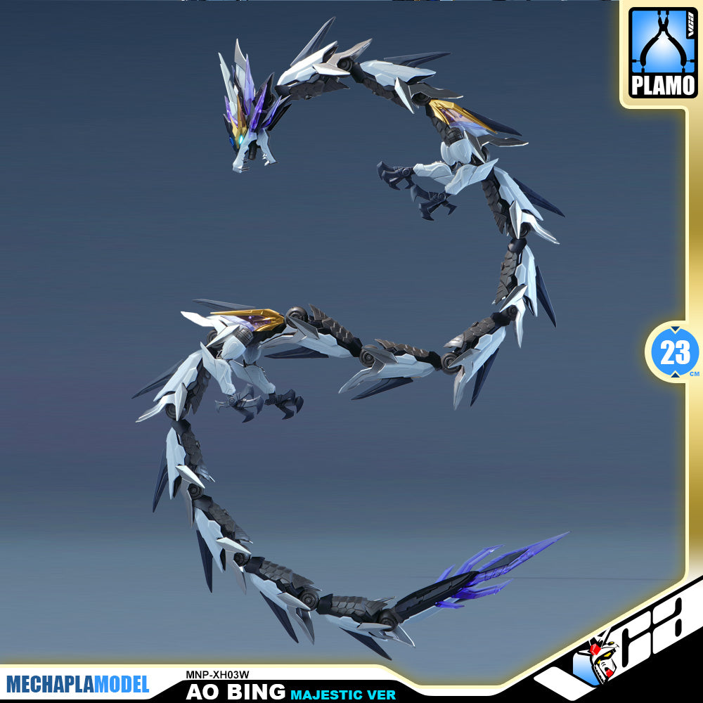 Motor Nuclear 摩动核 MNP-XH03W Ao Bing 敖丙 Majestic Ver 威武色 Metal Build Structure Action Figure Toy Kit VCA Gundam Singapore