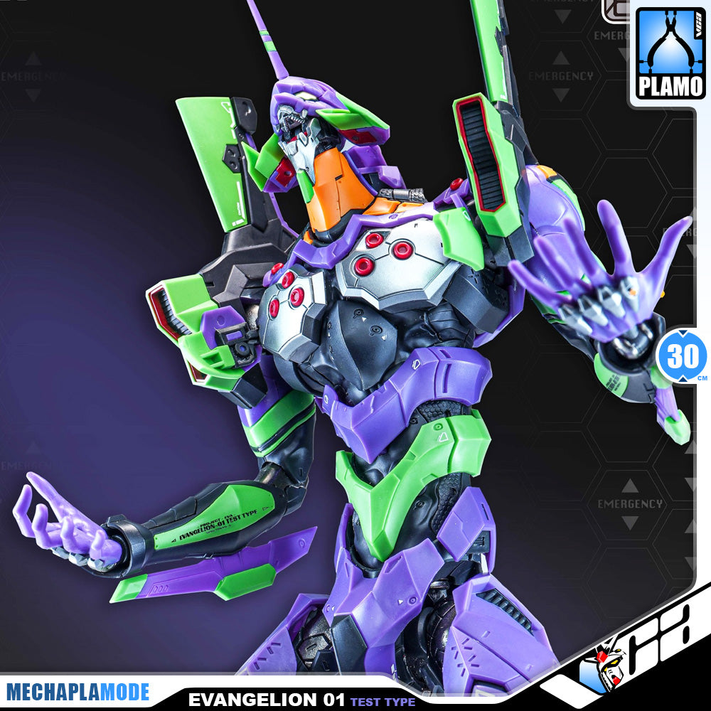 Tron Model-Kits 创模玩 Evangelion Test Type-01 Perfect Grade PG Metal Build Structure Action Figure Toy Kit VCA Gundam Singapore