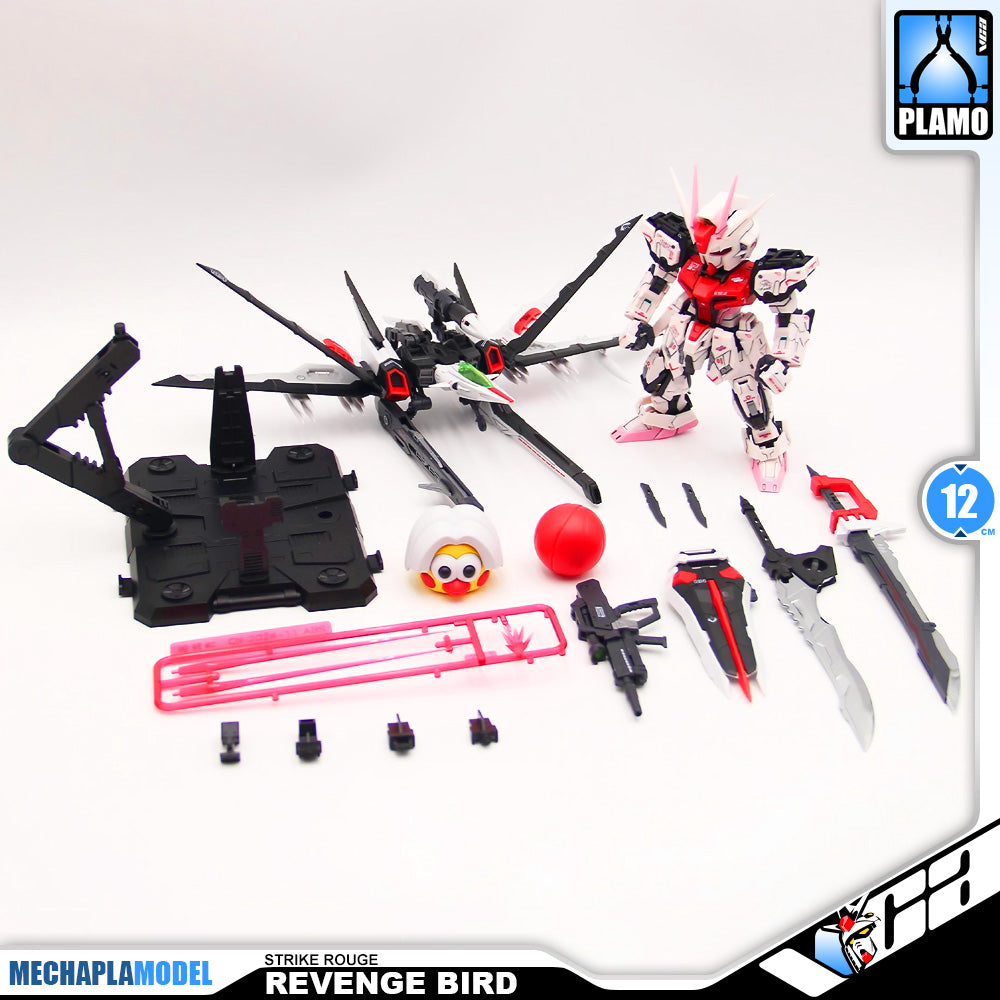 俺猪二师弟 Revenge Bird Strike Rouge 复仇鸟 MGSD Master Grade SD Plastic Model Action Figure Toy Kit VCA Gundam Singapore