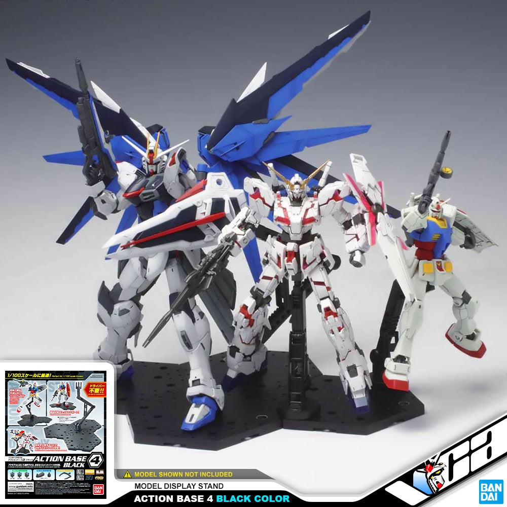 Bandai Gunpla Action Base 4 Black Gundam Display Stand Holder Base VCA Singapore