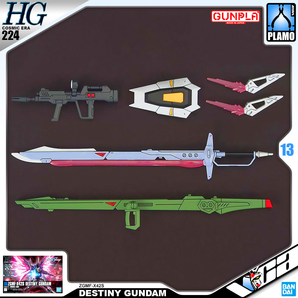 Bandai Gunpla High Grade Cosmic Era HGCE 1/144 HG Destiny Gundam Plastic Model Toy VCA Singapore