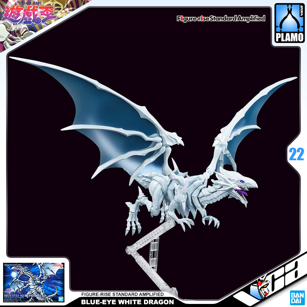 Bandai Figure-Rise Standard Amplified Yu-Gi-Oh Series BLUE-EYES WHITE DRAGON VCA Gundam Singapore
