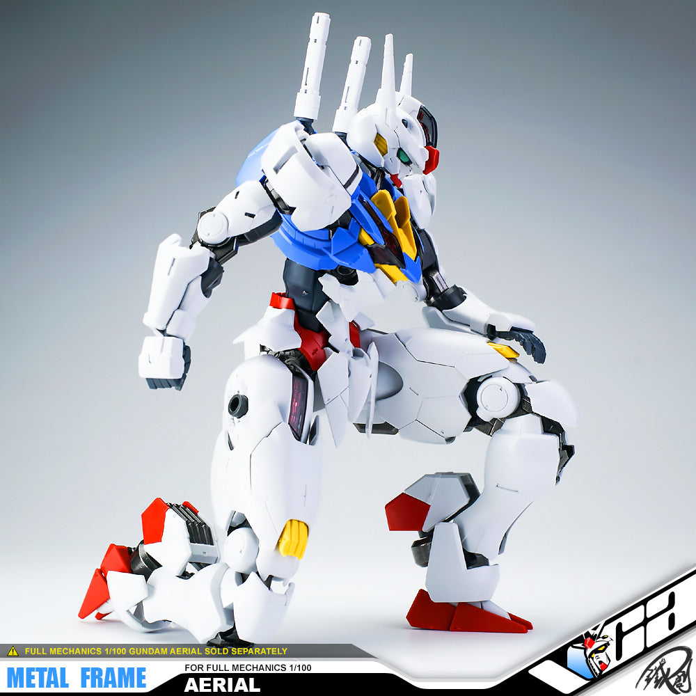Iron Toys 铁创模型 Metal Structure Inner Frame Parts for Full Mechanics 1/100 FM Gundam Aerial Upgrade Parts VCA Singapore