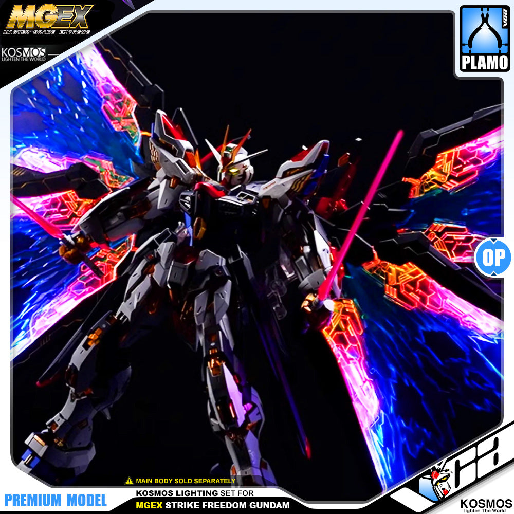 Kosmos Lighting Full System for Bandai MGEX Strike Freedom Gundam Gunpla Model Action Toy Kit VCA Singapore