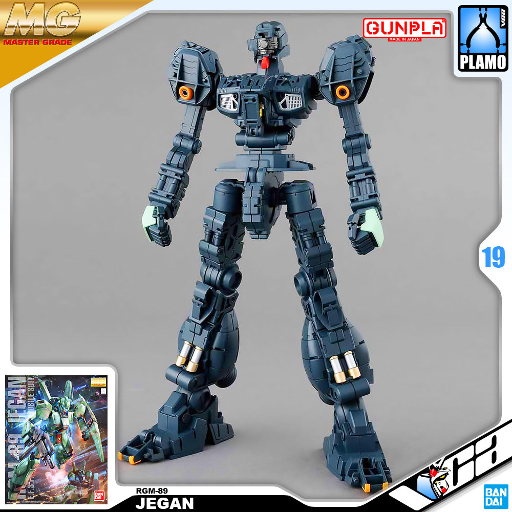 Bandai Gunpla Master Grade 1/100 MG RGM-89 Jegan Plastic Model Action Figure Toy VCA Gundam Singapore