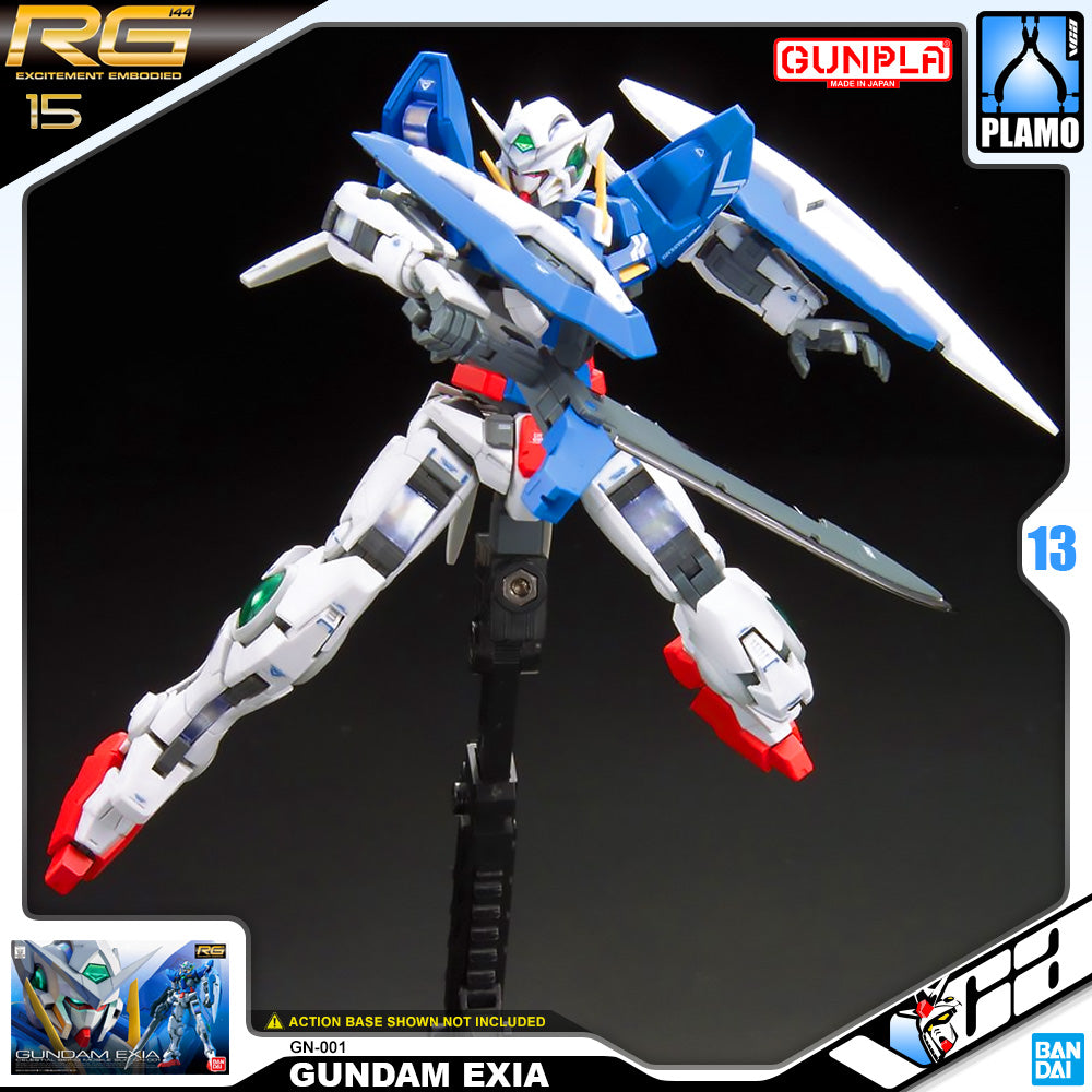 Bandai Gunpla Real Grade 1/144 RG GN-001 GUNDAM EXIA Model Toy VCA Singapore