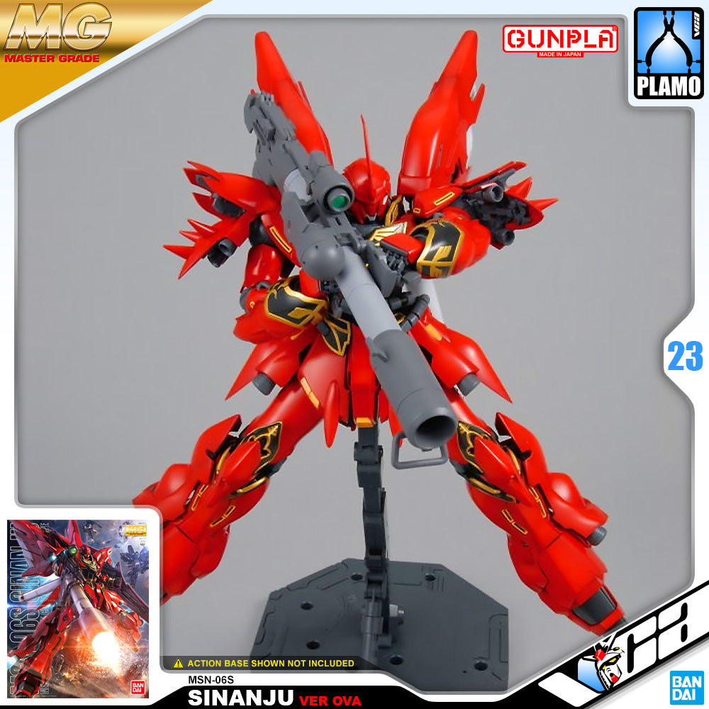 Bandai Gunpla Master Grade 1/100 MG MSN-06S SINANJU Ver OVA Plastic Model Toy VCA Gundam Singapore