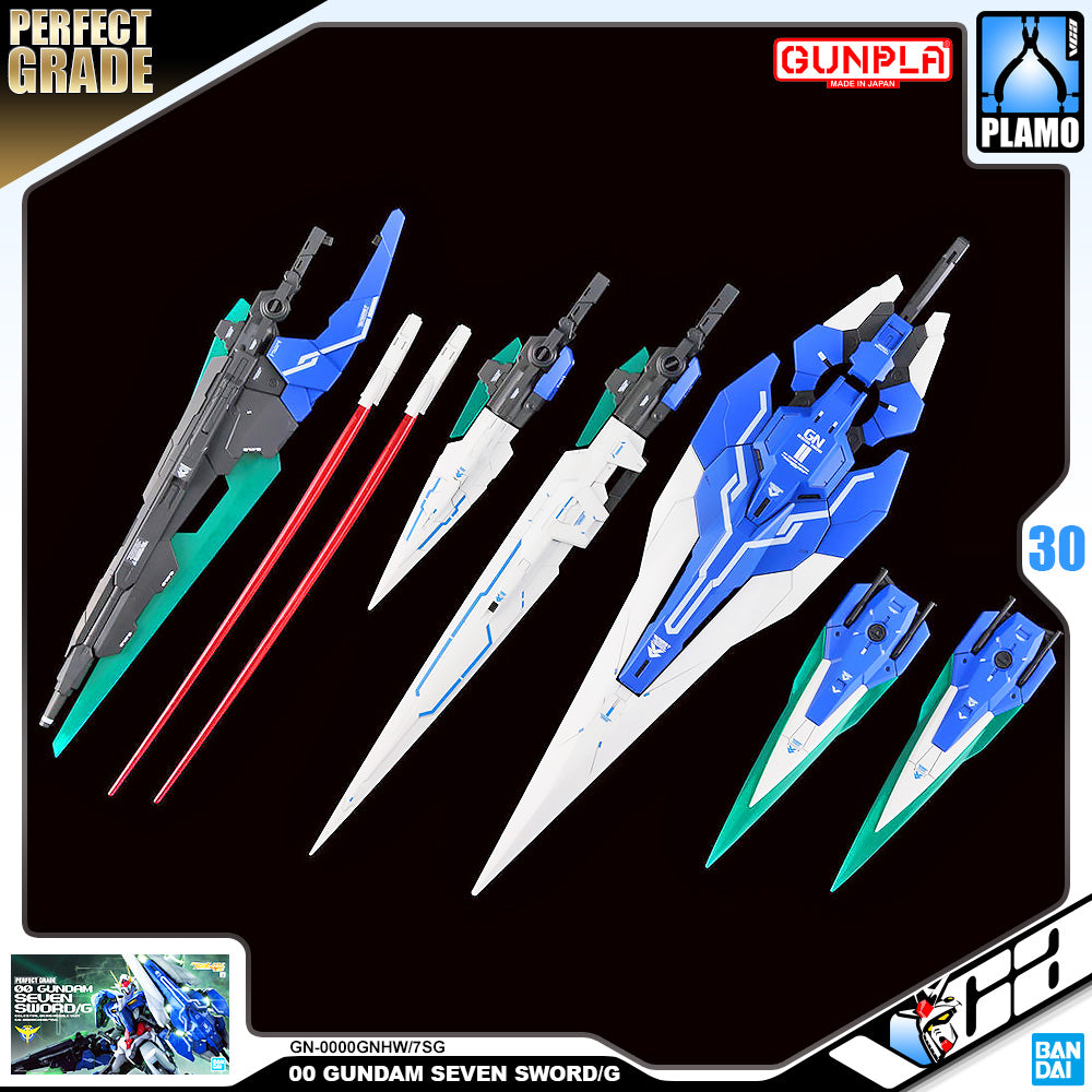 Bandai Gunpla Perfect Grade 1/60 PG 00 Gundam Seven Sword/G Plastic Model Action Toy VCA Singapore