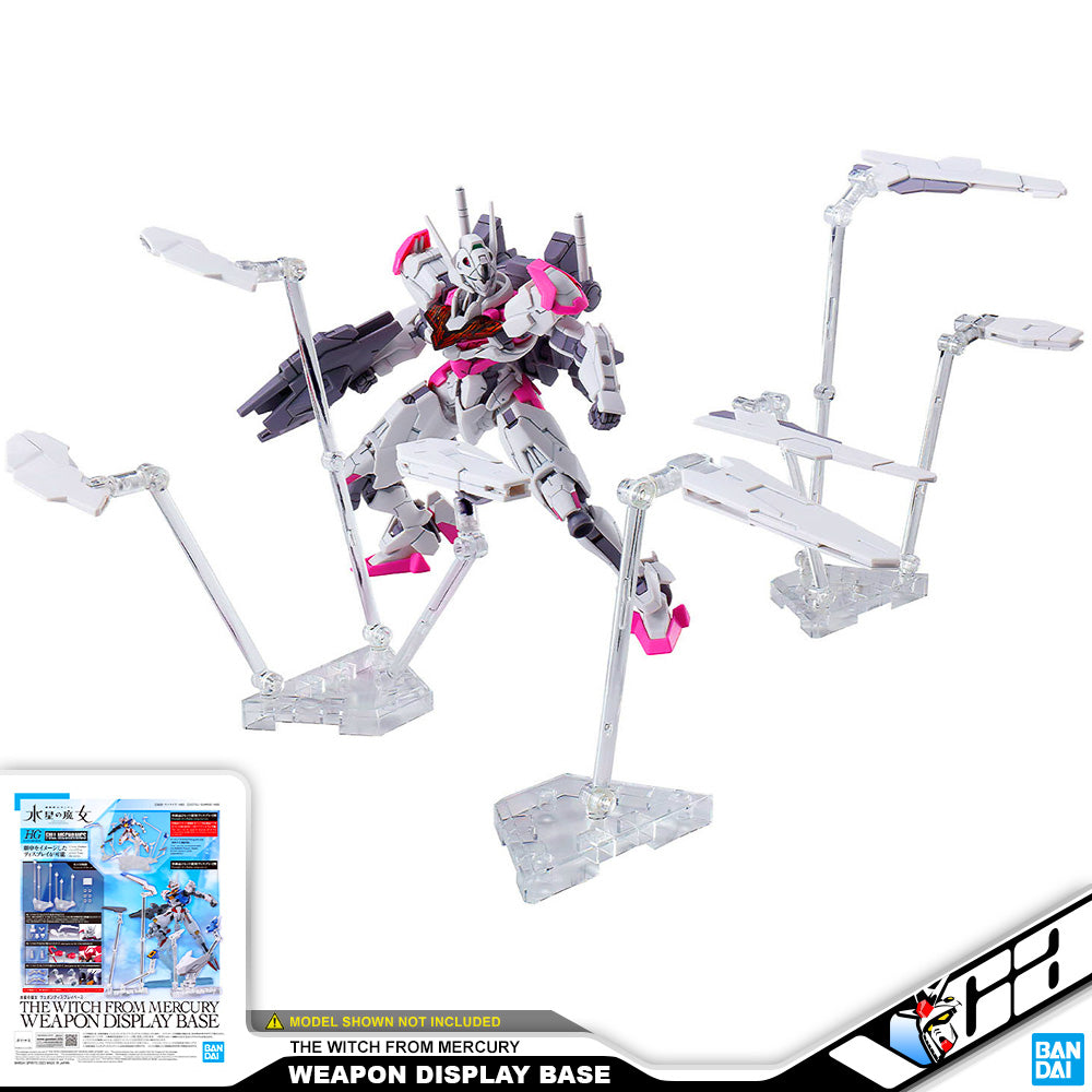 Bandai Gunpla The Witch From Mercury Weapon Display Base Gundam Display Stand Holder Base VCA Singapore