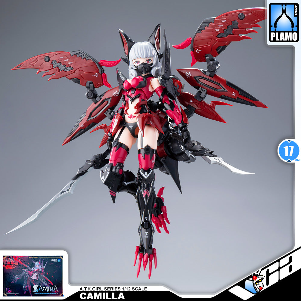 Eastern Model 御模道 A.T.K. ATK Armor Girl Camilla 卡米拉 1/12 Scale Character Model Kit VCA Gundam Singapore