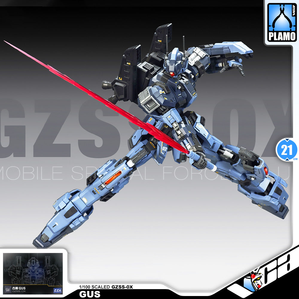 ZZA Studio GZSS-0X Gus 古斯 1/100 Master Grade MG GM Action Figure Toy Kit VCA Gundam Singapore