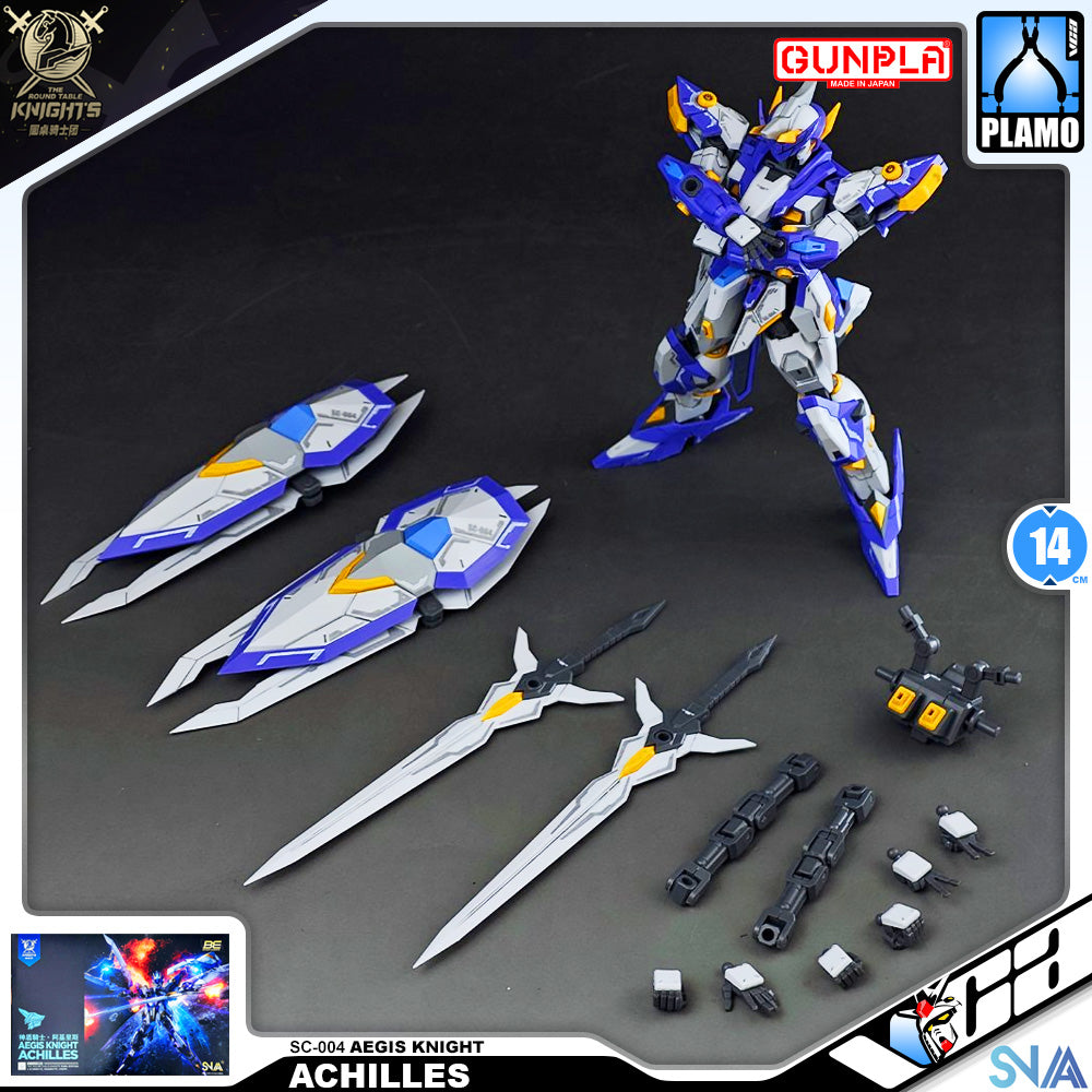 SNAA SC-004 Aegis Knight Achilles Real Grade RG Plastic Model Action Figure Toy Kit VCA Gundam Singapore