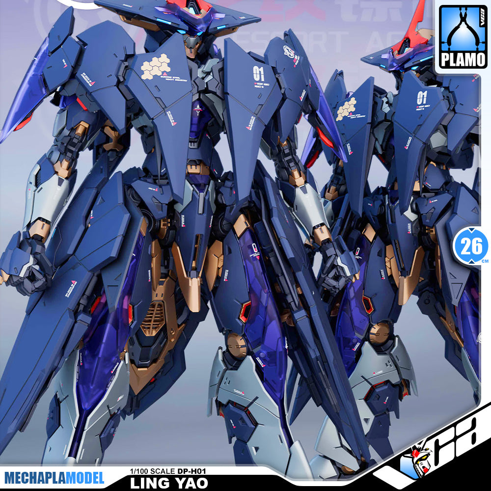 DP Escort Agency 龙纹镖局 Ling Yao 令曜 Master Grade MG Plastic Model Action Figure Toy Kit VCA Gundam Singapore