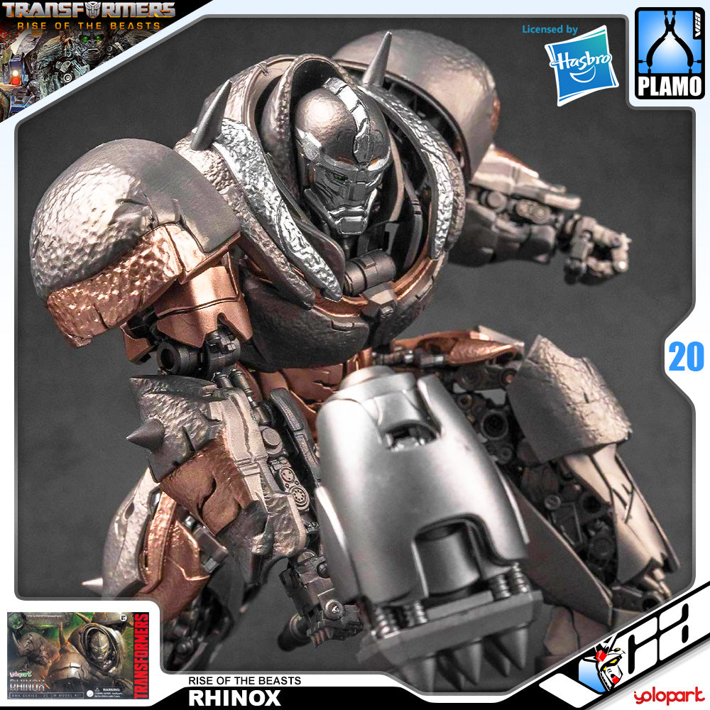 Yolopark AMK Rhinox Transformers Rise of the Beasts Plastic Assemble Action Figure Toy VCA Singapore