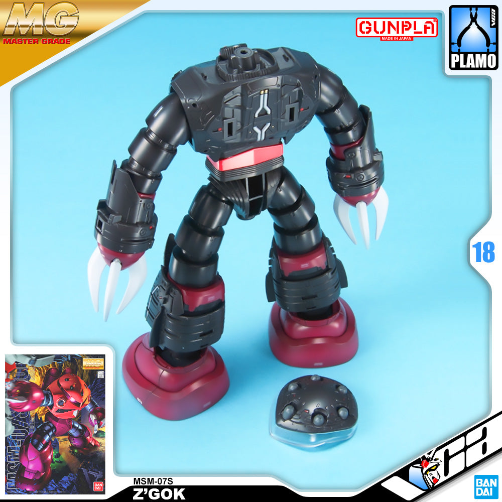 Bandai Gunpla Master Grade 1/100 MG MSM-07S Z'GOK Plastic Model Toy VCA Gundam Singapore
