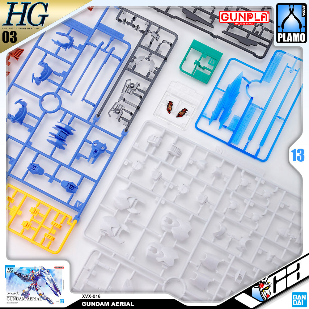Bandai Gunpla High Grade The Witch From Mercury HG XVX-016 GUNDAM AERIAL
