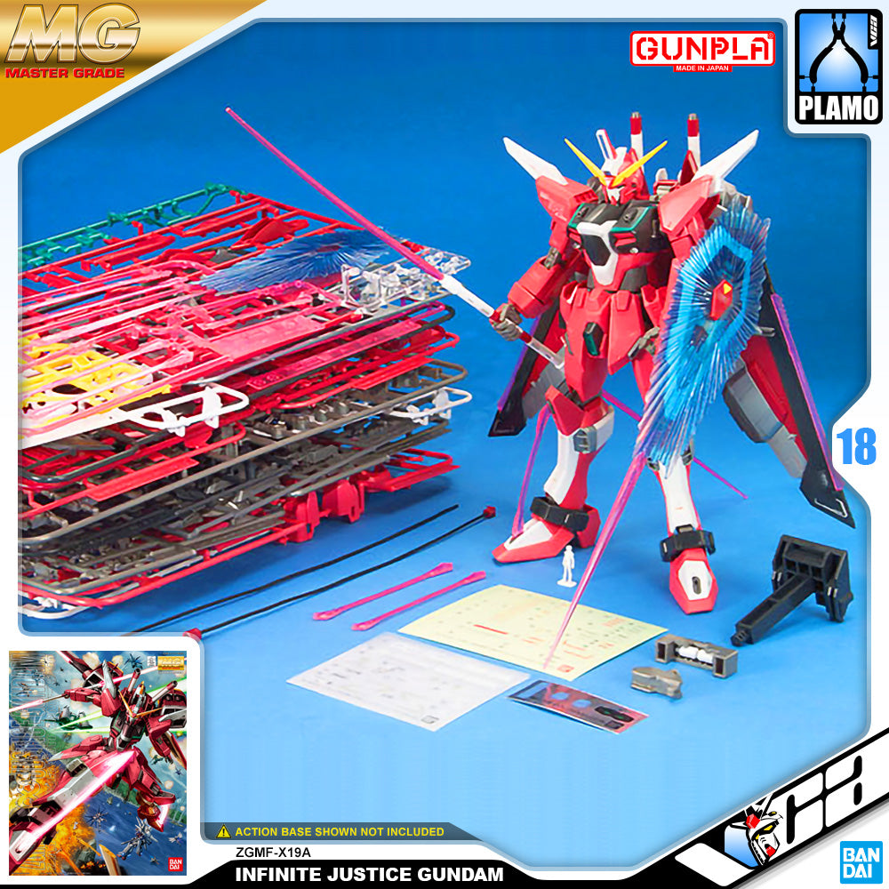 Bandai Gunpla Master Grade 1/100 MG Infinite Justice Gundam Plastic Model Toy VCA Singapore